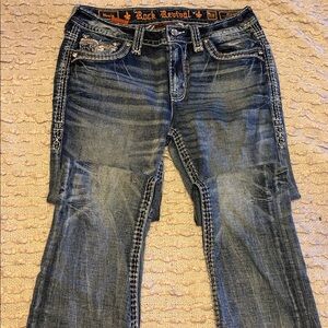 Rock Revival Dark Blue Boot Cut Jeans